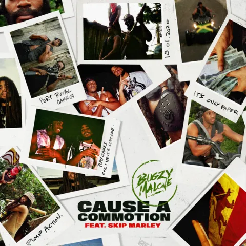Bugzy Malone featuring Skip Marley — Cause a Commotion cover artwork
