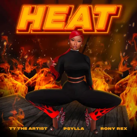 TT The Artist, Rony Rex, & Psylla — Heat cover artwork