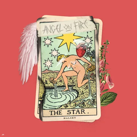 Halsey — Angel On Fire cover artwork