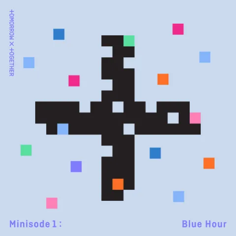 TOMORROW X TOGETHER Blue Hour cover artwork
