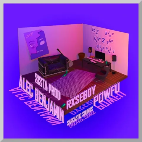 Sista Prod featuring Powfu, Alec Benjamin, Rxseboy, & Sarcastic Sounds — Eyes Blue Like The Atlantic, Pt. 2 cover artwork