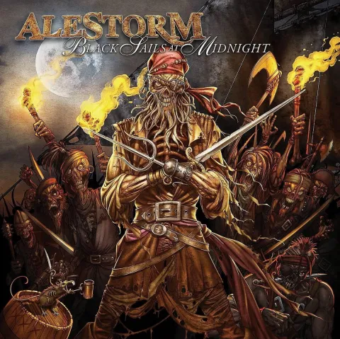 Alestorm Black Sails At Midnight cover artwork