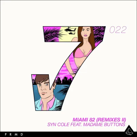 Syn Cole featuring Madame Buttons — Miami 82 (Lucas Silow Remix) cover artwork
