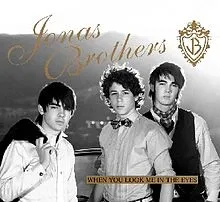 Jonas Brothers — When You Look Me In The Eyes cover artwork