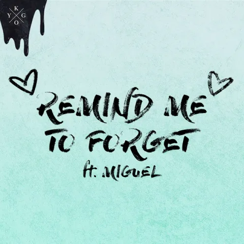 Kygo featuring Miguel — Remind Me To Forget cover artwork