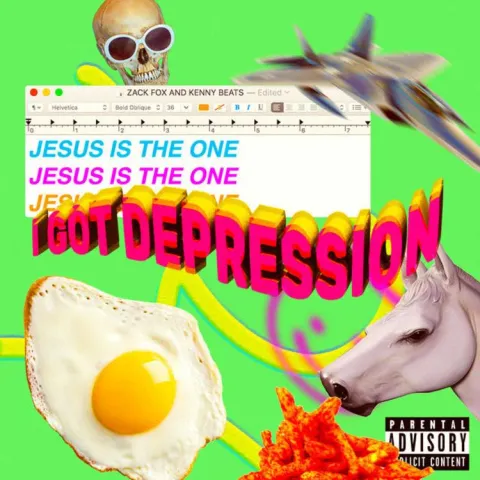 Zack Fox & Kenny Beats — Jesus is the One (I Got Depression) cover artwork