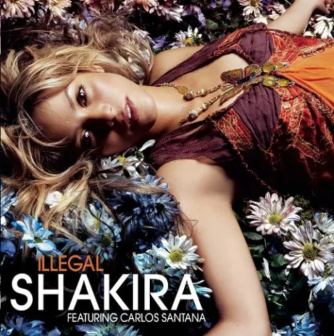 Shakira featuring Carlos Santana — Illegal cover artwork