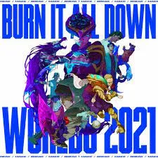 League Of Legends featuring PVRIS — Burn It All Down cover artwork