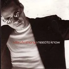 Marc Anthony I Need to Know cover artwork