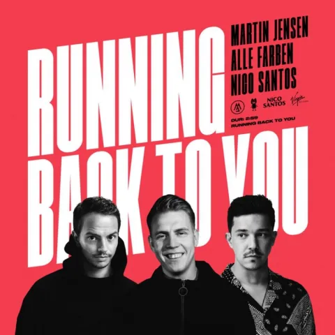 Martin Jensen, Alle Farben, & Nico Santos — Running Back To You cover artwork