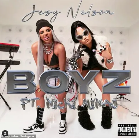 Jesy Nelson ft. featuring Nicki Minaj Boyz cover artwork
