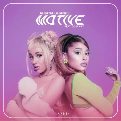 Ariana Grande & Doja Cat — motive cover artwork