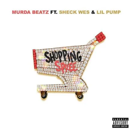 Murda Beatz featuring Lil Pump & Sheck Wes — Shopping Spree cover artwork