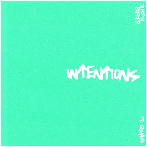 Justin Bieber ft. featuring Quavo Intentions cover artwork