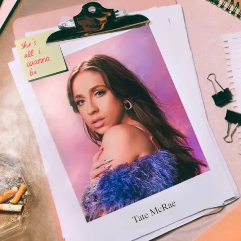 Tate McRae — she&#039;s all i wanna be cover artwork