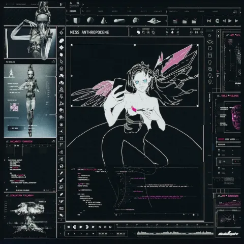Grimes Miss Anthropocene cover artwork