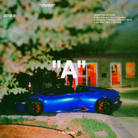 Usher, Zaytoven – "A" album cover artwork