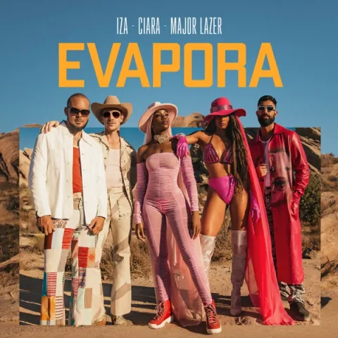 IZA, Ciara, & Major Lazer — Evapora cover artwork