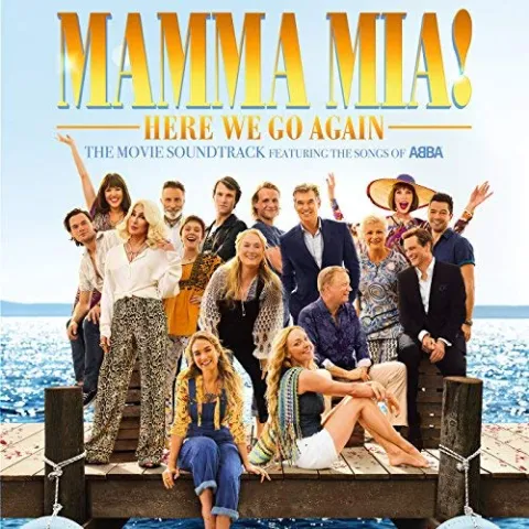 Colin Firth, Stellan Skarsgard, Amanda Seyfried, Christine Baranski, Julie Walters, & Pierce Brosnan Dancing Queen cover artwork