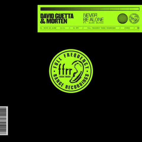 David Guetta & MORTEN featuring Aloe Blacc — Never Be Alone cover artwork