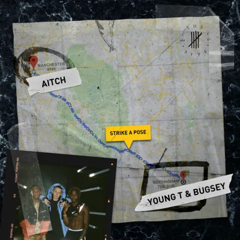 Young T &amp; Bugsey featuring Aitch — Strike a Pose cover artwork