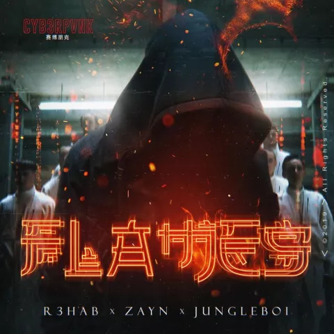 R3HAB, ZAYN, & Jungleboi — Flames cover artwork
