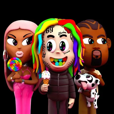 6ix9ine featuring Nicki Minaj & Kanye West — MAMA cover artwork