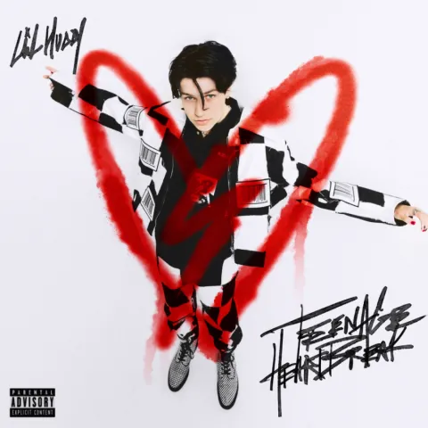 LILHUDDY featuring Tyson Ritter & Travis Barker — Don't Freak Out cover artwork