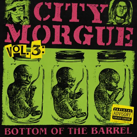 City Morgue — CITY MORGUE VOLUME 3: BOTTOM OF THE BARREL cover artwork