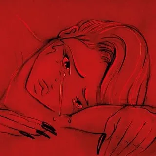 Billie Eilish when the party's over cover artwork
