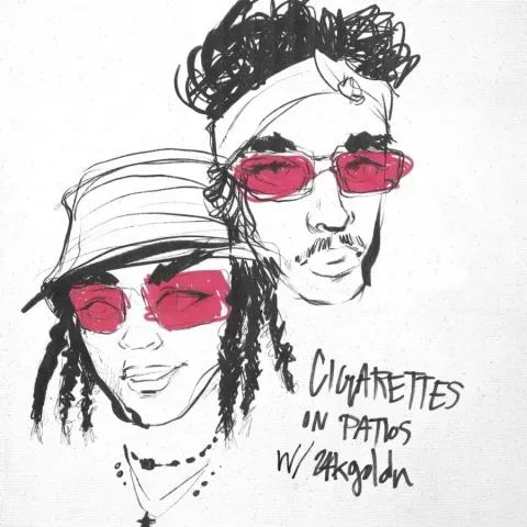 BabyJake featuring 24kGoldn — Cigarettes On Patios (Remix) cover artwork