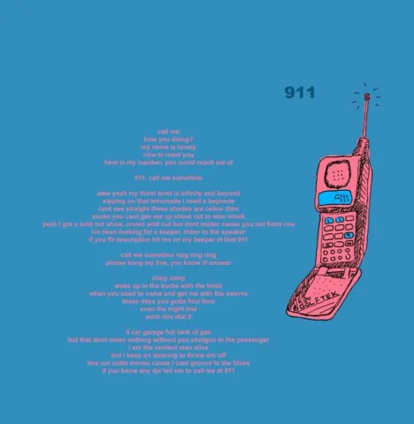 Tyler, The Creator featuring Frank Ocean & Steve Lacy — 911 / Mr. Lonely cover artwork