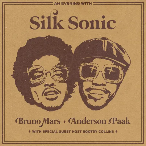 Bruno Mars, Anderson .Paak, & Silk Sonic Leave The Door Open cover artwork