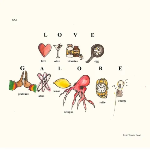 SZA featuring Travis Scott — Love Galore cover artwork