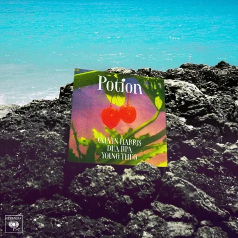 Calvin Harris, Dua Lipa, & Young Thug Potion cover artwork