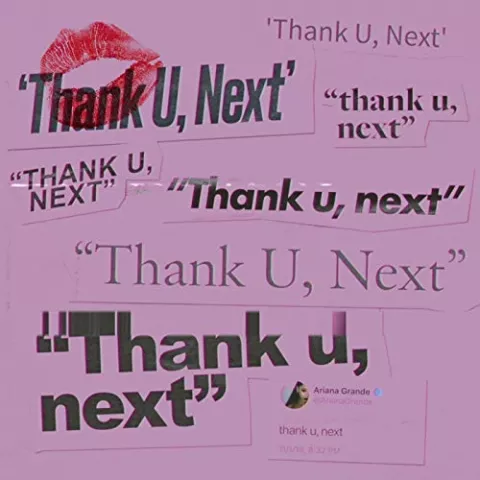 Ariana Grande — thank u, next cover artwork