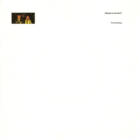 Pet Shop Boys — Always On My Mind cover artwork