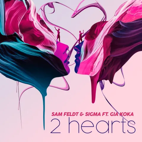 Sam Feldt & Sigma featuring Gia Koka — 2 Hearts cover artwork