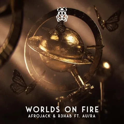 Afrojack & R3HAB featuring Au/Ra — Worlds On Fire cover artwork