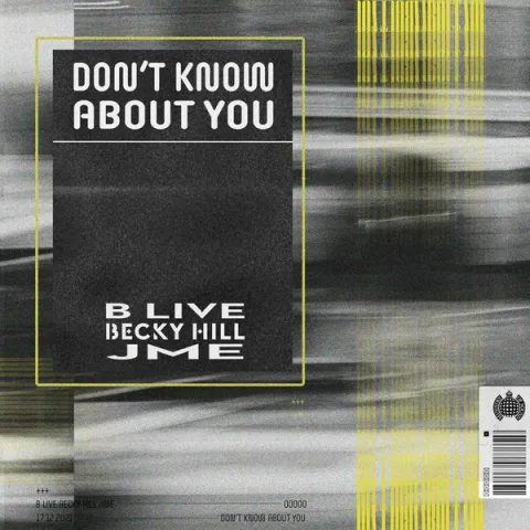 B Live, Becky Hill, & JME Don't Know About You cover artwork