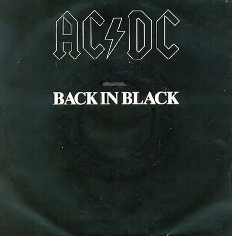 AC/DC — Back in Black cover artwork