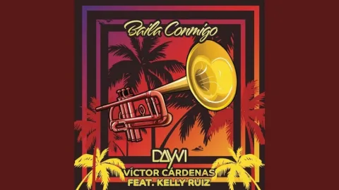DAYVI & Victor Cardenas featuring KELLY RUIZ — Baila Conmigo cover artwork