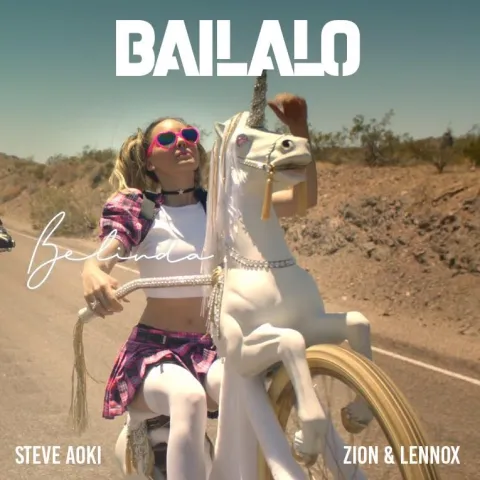 Belinda featuring Steve Aoki & Zion &amp; Lennox — Báilalo cover artwork