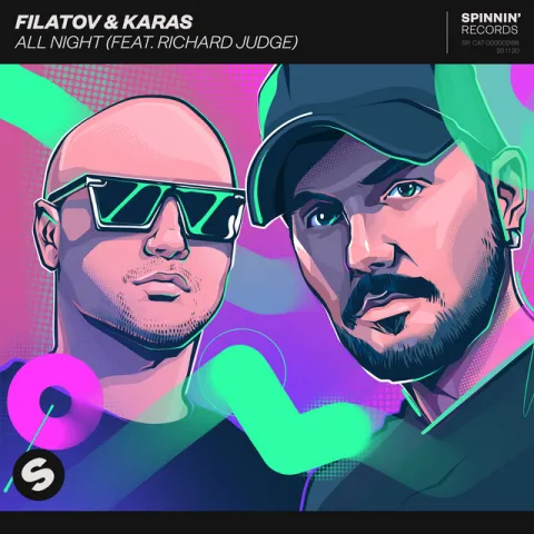 Filatov &amp; Karas featuring Richard Judge — All Night cover artwork