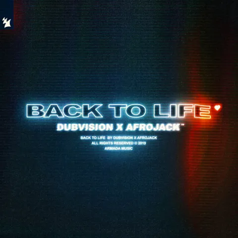 DubVision & Afrojack — Back To Life cover artwork