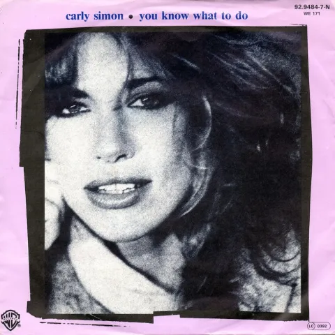 Carly Simon — You Know What To Do cover artwork