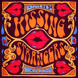DNCE featuring Nicki Minaj — Kissing Strangers cover artwork