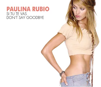 Paulina Rubio — Don&#039;t Say Goodbye cover artwork