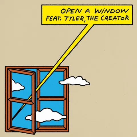 Rex Orange County featuring Tyler, The Creator — OPEN A WINDOW cover artwork