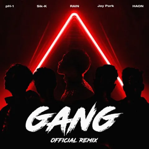 Rain featuring pH-1, Sik-K, HAON, & Jay Park — Gang (Remix) cover artwork